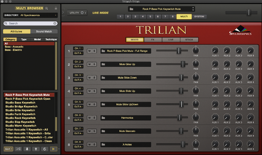 Trilian - アーティキュレーション