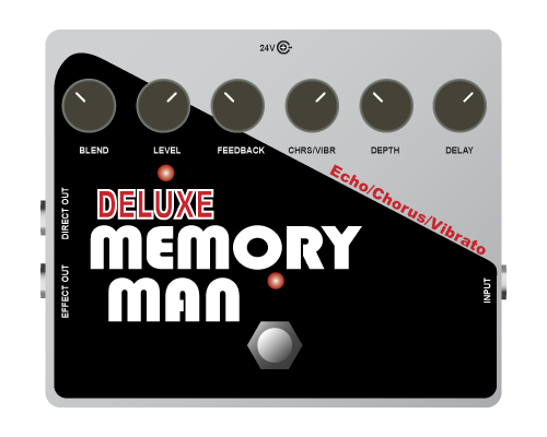 Electro-Harmonix - Deluxe Memory Man イラスト